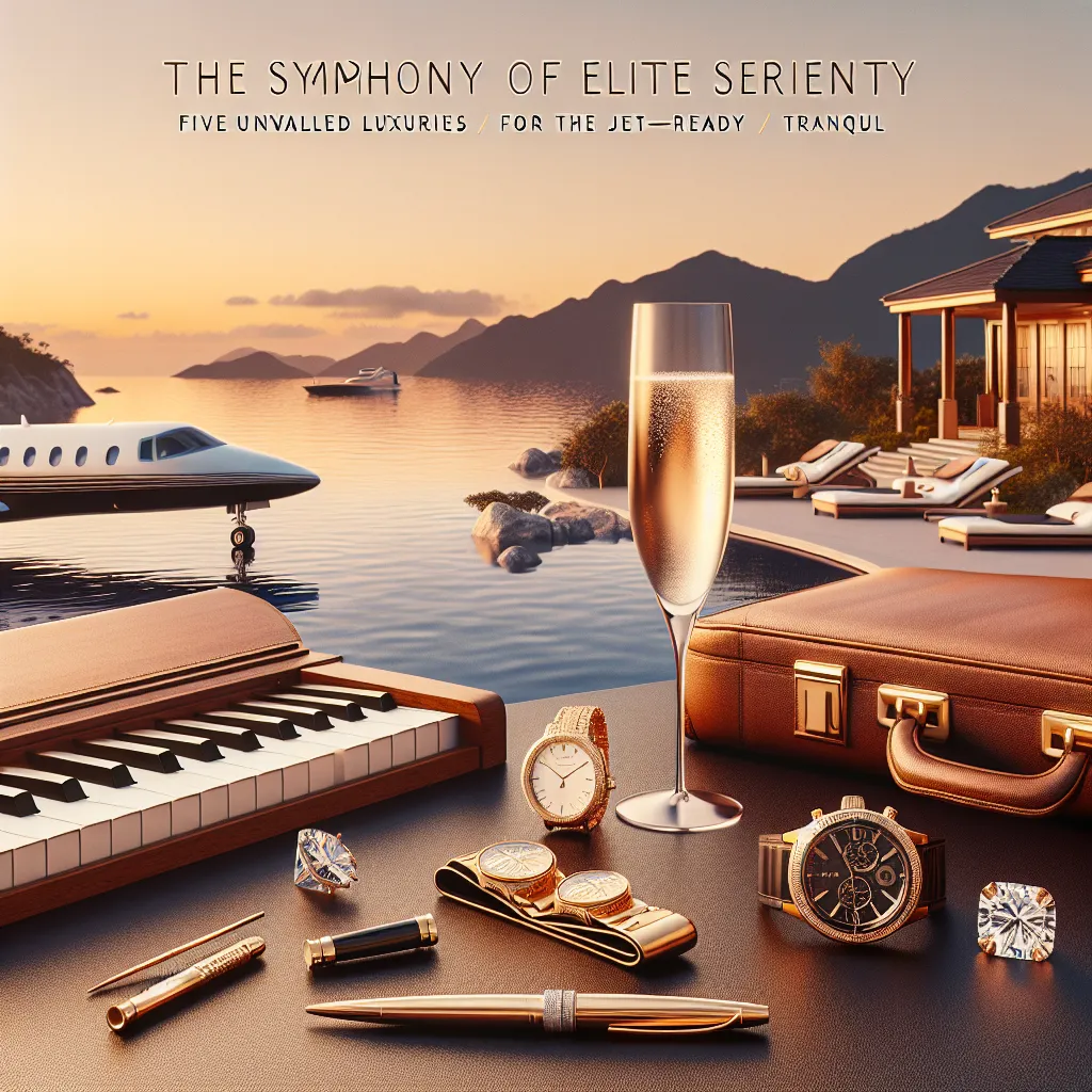 The Symphony of Elite Serenity: Five Unveiled Luxuries for the Jet-Ready Tranquil