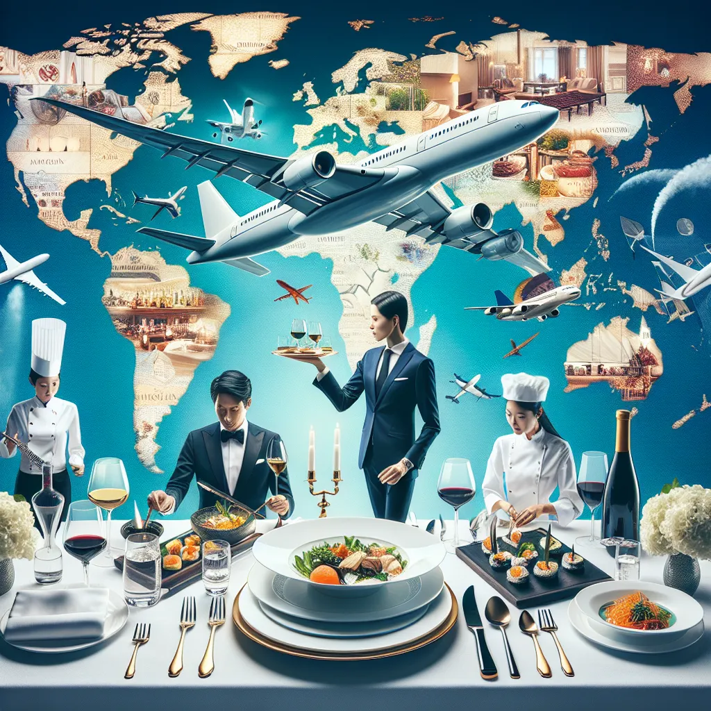 Jetting to Gastronomic Stardom: Five Unrivaled Dining Experiences for the Discerning Voyager