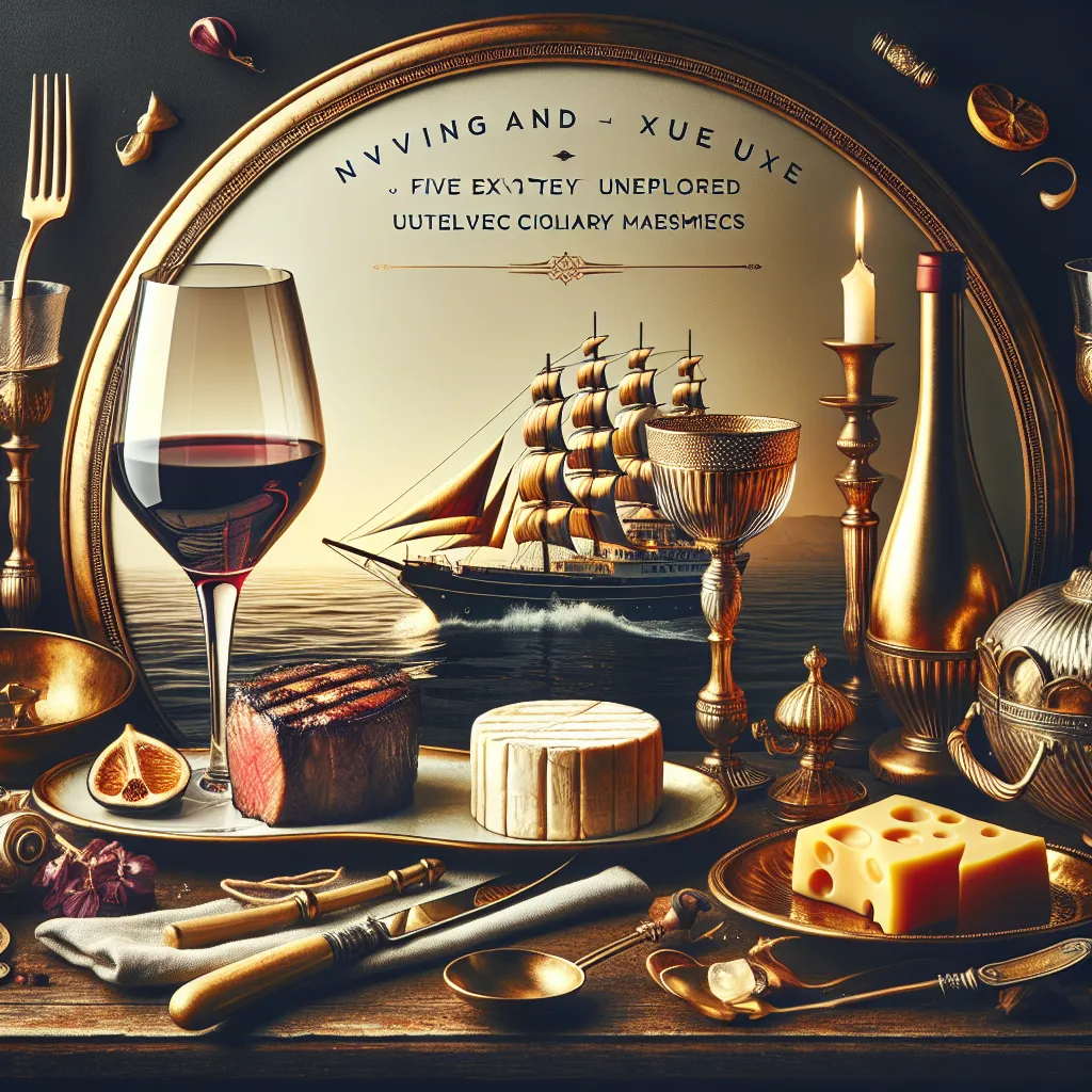 Luxurious Epicurean Odyssey: Five Uncharted Gastronomic Masterpieces for the Discerning Voyager