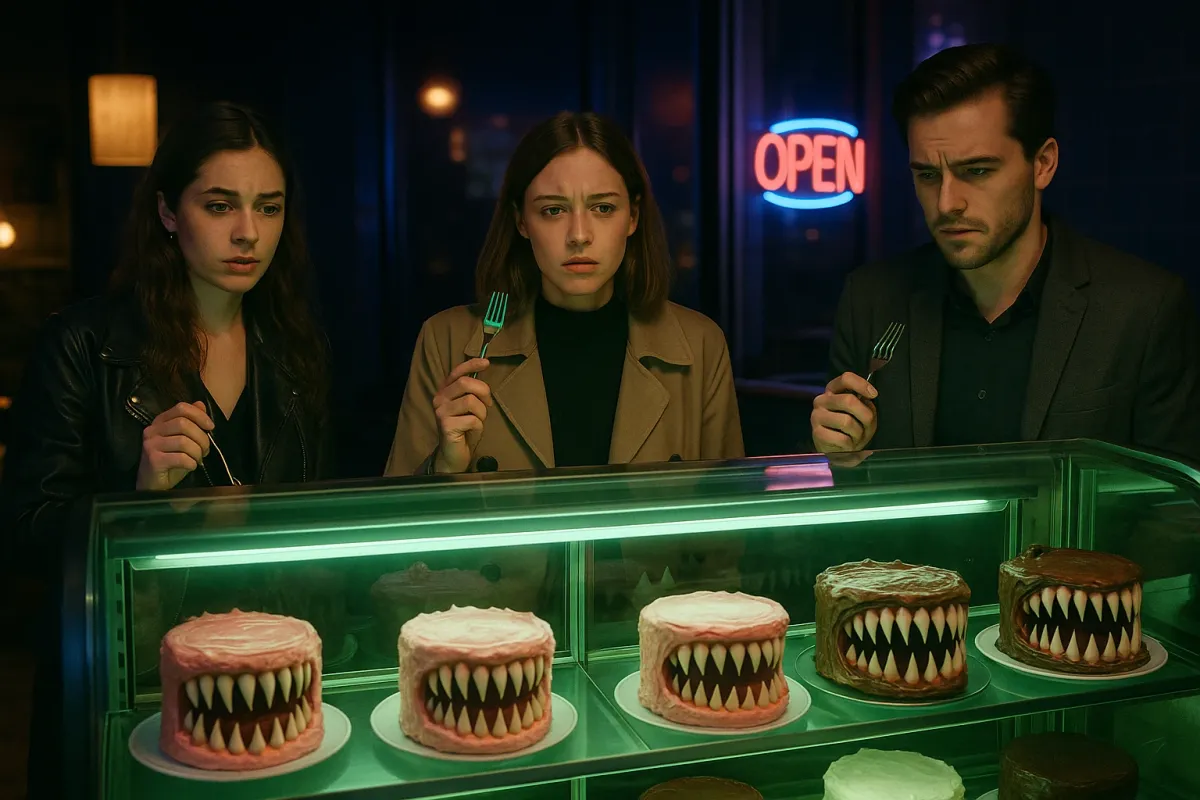 When Cakes Stop Smiling: How “Threatening Auras” Are Quietly Elevating Dessert Culture