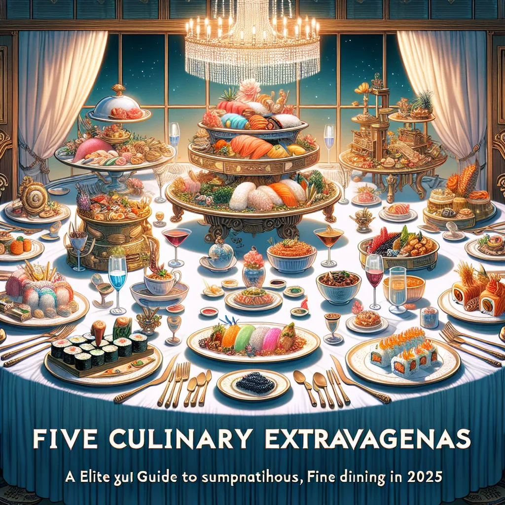 Five Culinary Extravaganzas: An Elite Guide to Sumptuous Dining in 2025