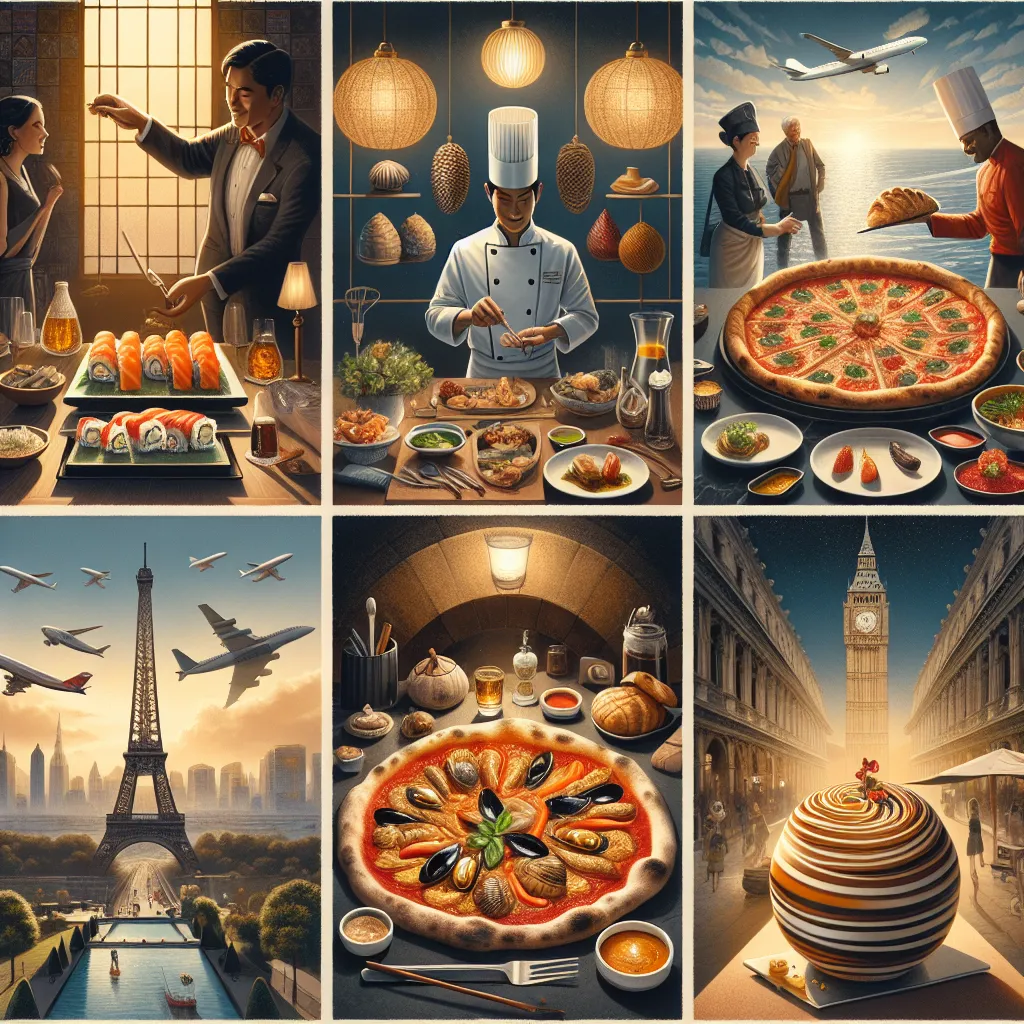 Jetsetter's Journey to Gastronomic Glamour: Unveiling Five Exceptional Epicurean Experiences