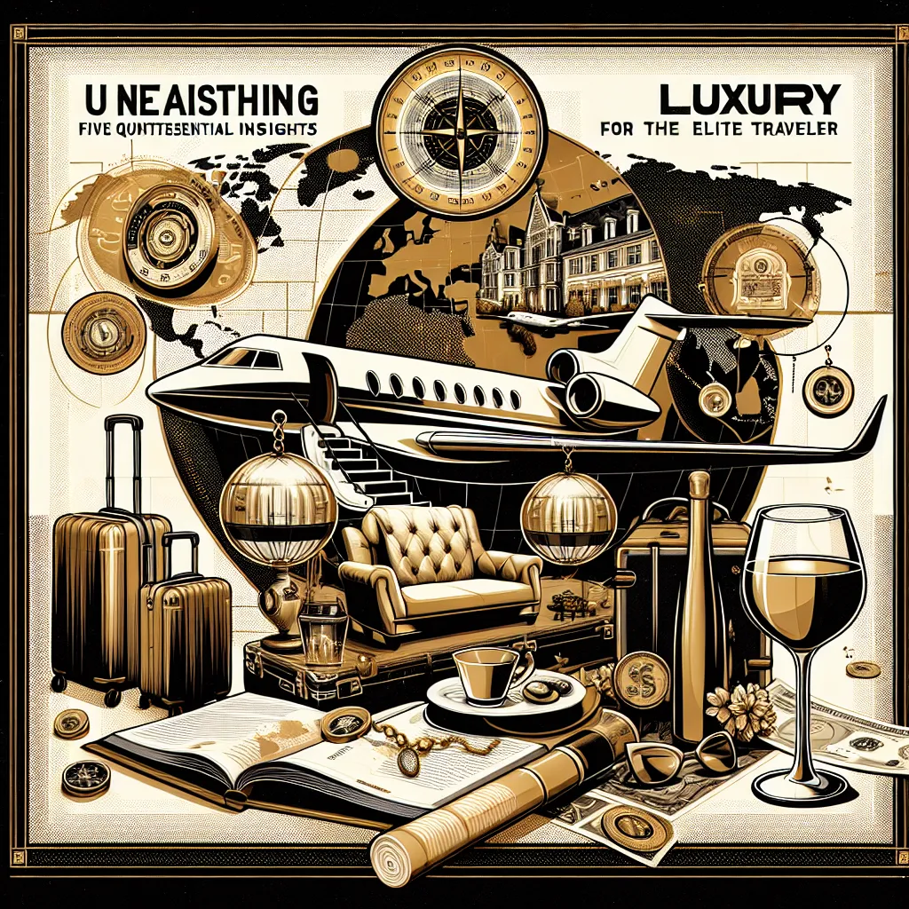 Unearthing Luxury: Five Quintessential Insights for the Elite Traveler