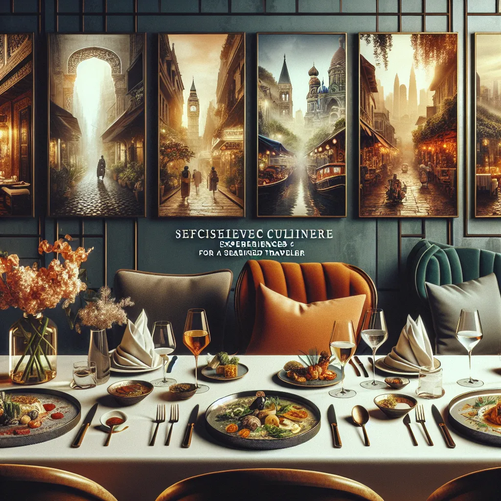 Navigating the Unseen: Five Stellar Gastronomic Experiences for the Sophisticated Voyager