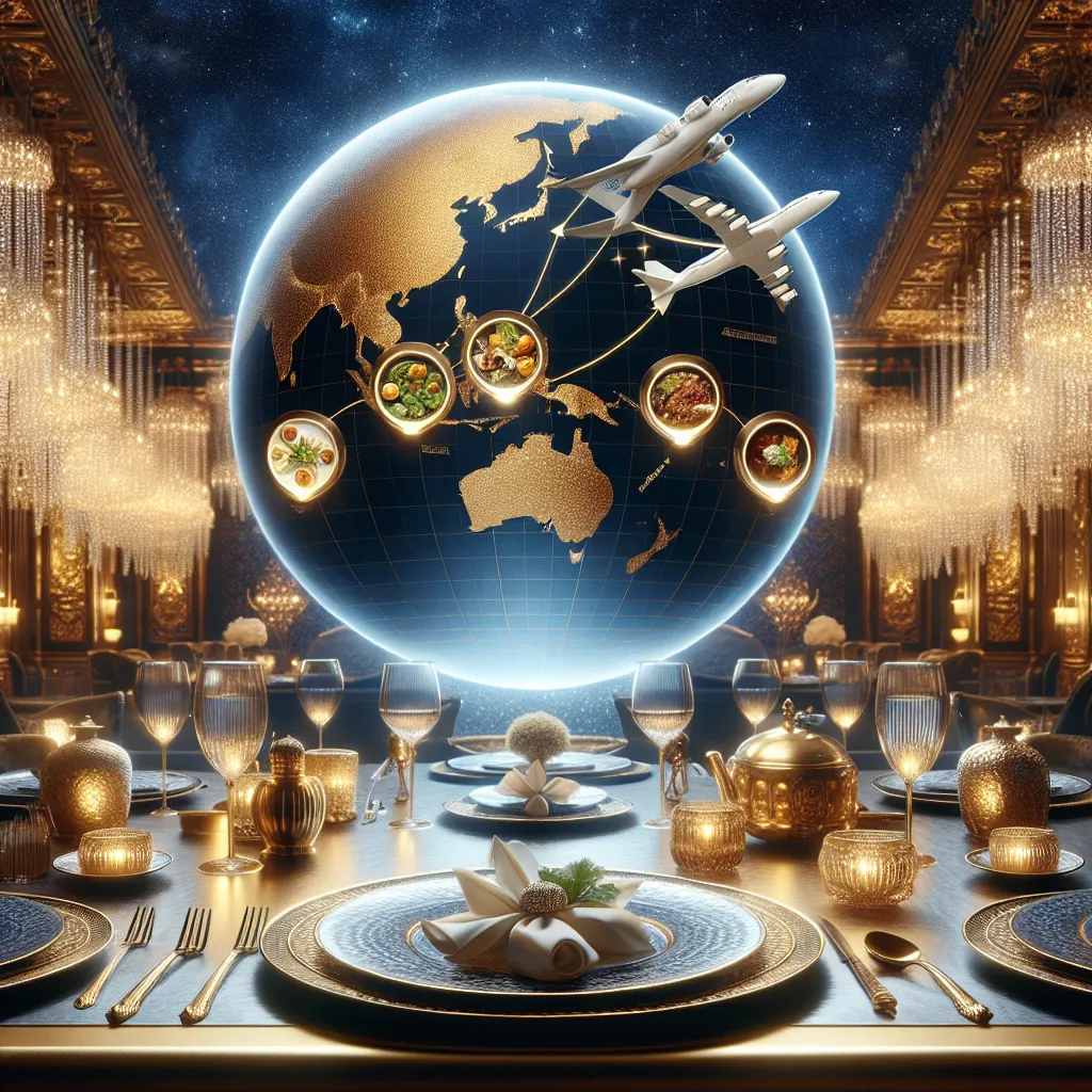 Jetting to Epicurean Extravagance: Five Unseen Luxurious Dining Experiences for the Elite Voyager