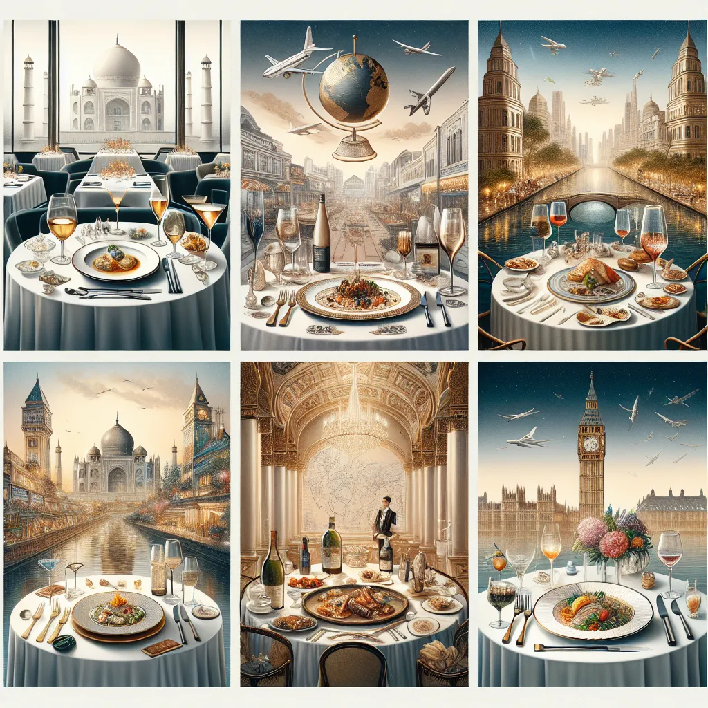 The Jetsetter's Guide to Gastronomic Grandeur: Unveiling Five Exceptional Dining Marvels
