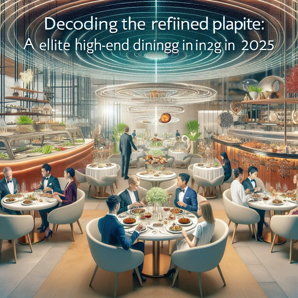 Decoding the Refined Palate: An Elite Guide to High-End Dining in 2025