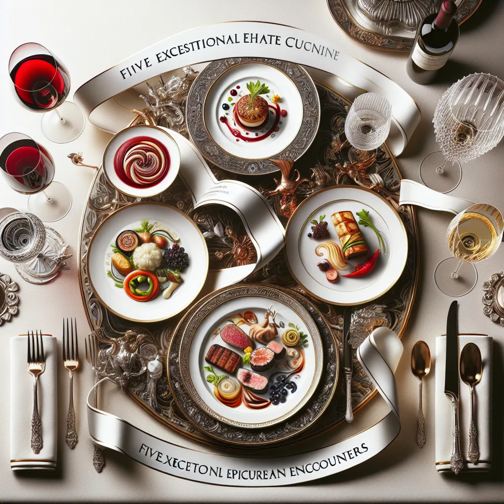 The Culinary Connoisseur's Chronicle: Unveiling Five Exceptional Epicurean Encounters