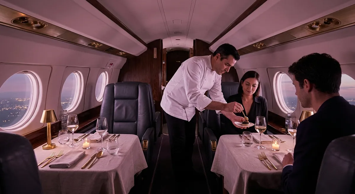 Palates in Flight: Fine Dining for the Itinerant Epicure