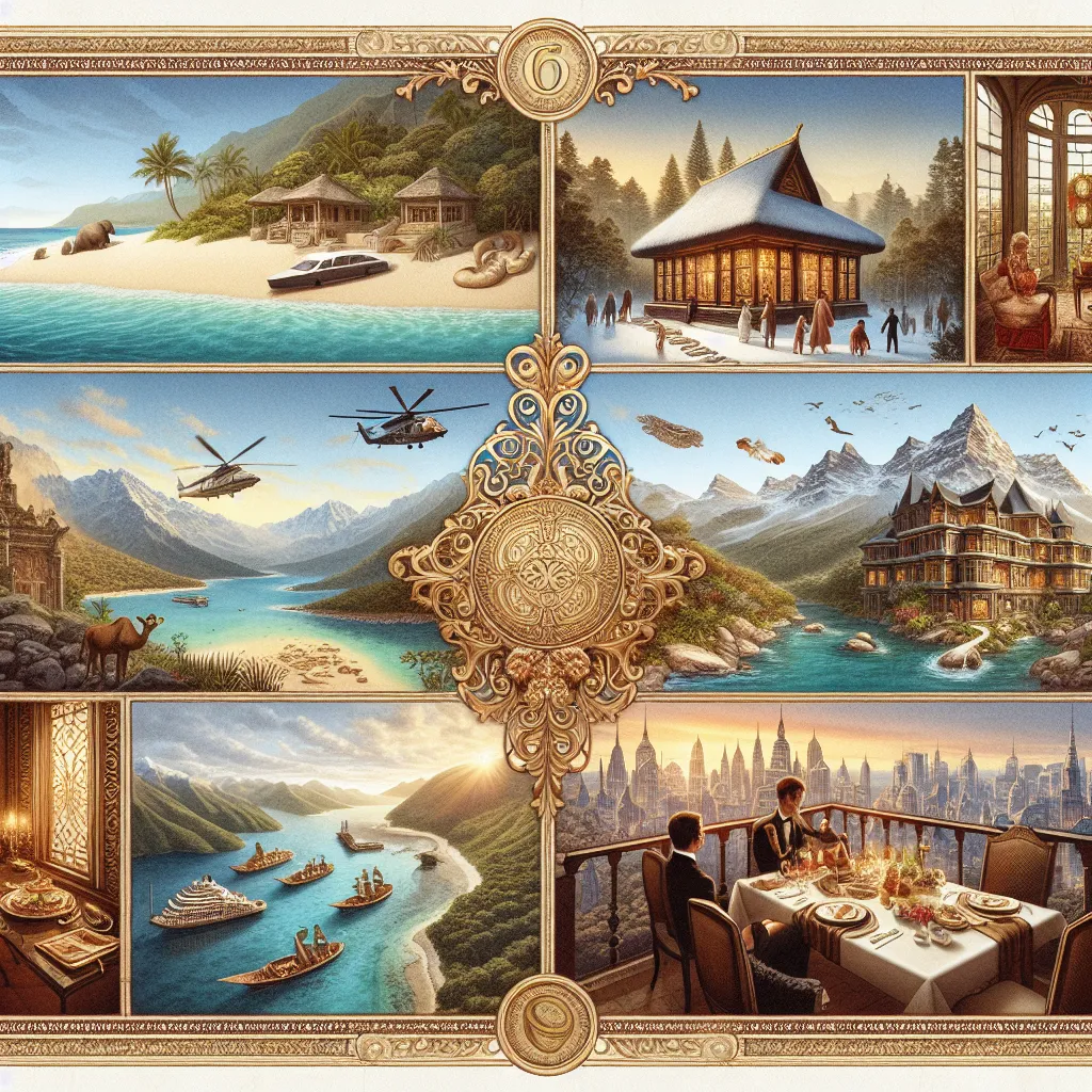 The Concerto of Elite Conquests: Unveiling Five Hidden Luxuries for the Affluent Adventurer