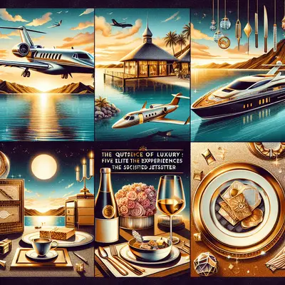 The Quintessence of Luxury: Five Elite Experiences for the Sophisticated Jetsetter