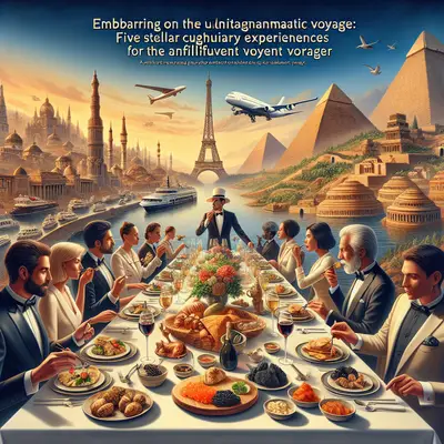 Embarking on the Ultimate Gastronomic Voyage: Five Stellar Culinary Experiences for the Affluent Voyager