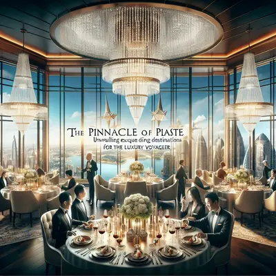 The Pinnacle of Palate: Unveiling Exquisite Dining Destinations for the Luxury Voyager
