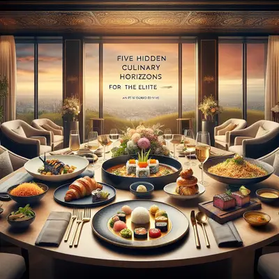 Five Hidden Culinary Horizons: An Elite Guide to Global Gastronomic Delights