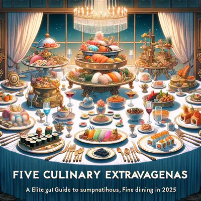 Five Culinary Extravaganzas: An Elite Guide to Sumptuous Dining in 2025