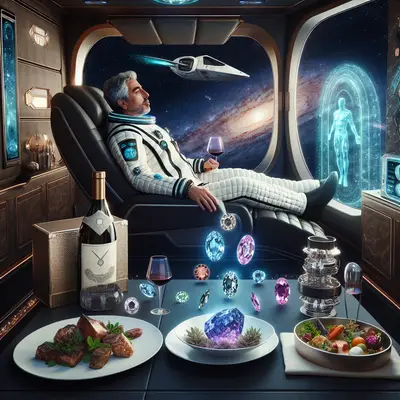 The Quintessence of Quantum Leaps: Five Illuminating Luxuries for the Elite Space Voyager
