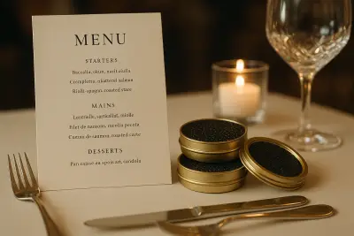 When Kerning Meets Caviar: How Design Precision Quietly Elevates Fine Dining