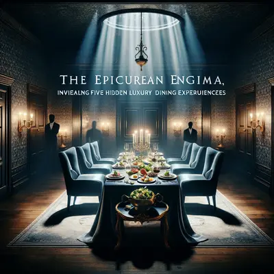 The Epicurean Enigma: Unveiling Five Hidden Luxury Dining Experiences