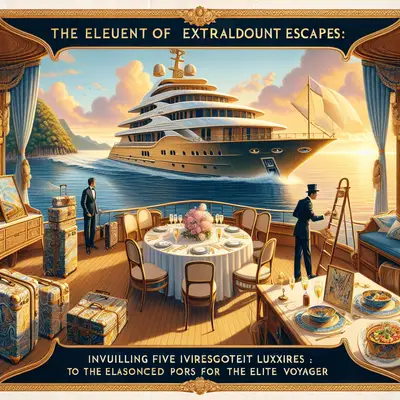 The Elegance of Extravagant Escapes: Unveiling Five Overlooked Luxuries for the Elite Voyager